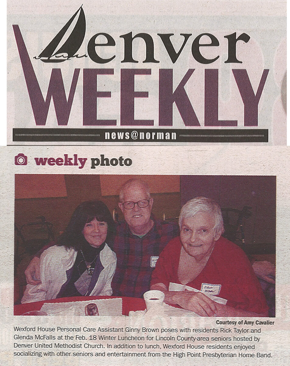 Wexford House Out to Lunch, March 11-17, 2016 in the Denver Weekly