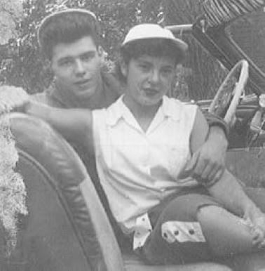 Photo of Horizons residents Paul and Helen Guadagna as a young couple