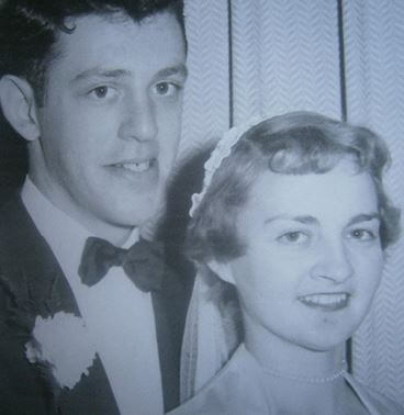 Horizons Ruth and Brad Stanton on their wedding day in 1953