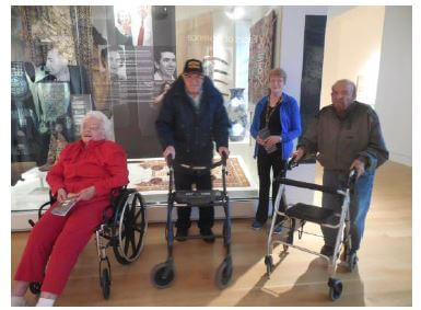 Residents exploring exhibits in Pee Dee History Hall