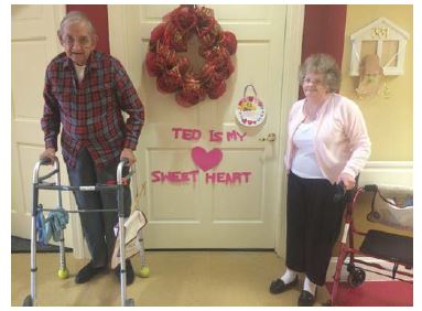 Ted and Eloise Vargas at Woodridge assisted living