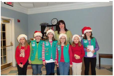 Girl Scout Troop #60651 visiting Westwood Commons in North Chili, NY