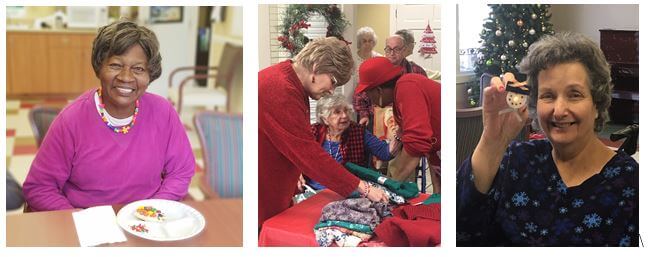 Woodridge residents eating holiday treats, making crafts and wrapping presents 