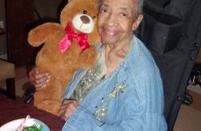 Southfork Resident with Teddy Bear