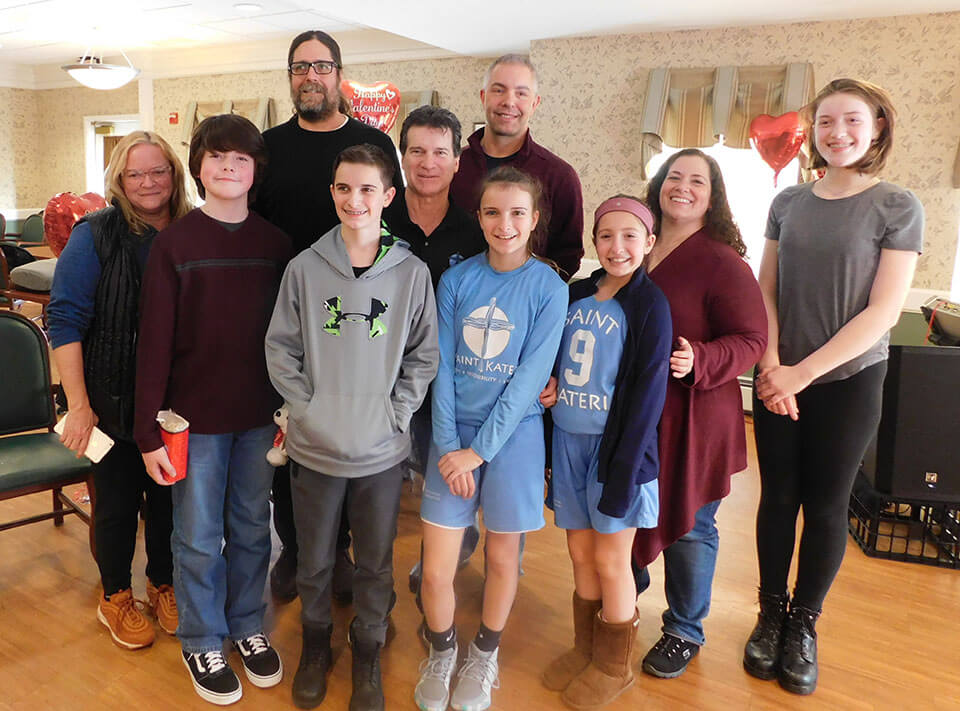 Group of Volunteers made up of parents and children